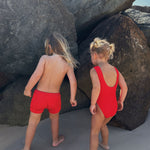 Bokumaia Zala Mini Red Kids Swimwear