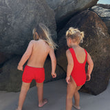 Bokumaia Zala Mini Red Kids Swimwear