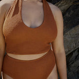 Bikini Top in Caramel - Bokumaia Australian Swimwear