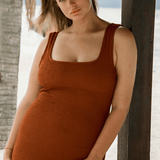 Solstice Midi Dress Caramel