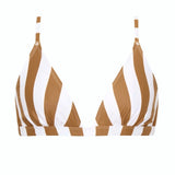 Leila Top Caramel Stripe